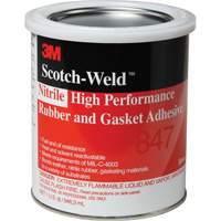 Adh&eacute;sif haute performance pour caoutchouc et joints Scotch-Weld, Gallon, Brun Cam Industrial