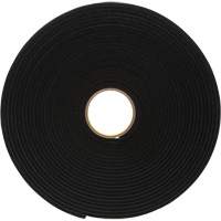 Ruban de mousse en vinyle 4504, 25,4 mm (1") la x 16,5 m (54') lo, 250 mils, Noir Cam Industrial