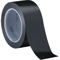 Ruban en vinyle 471, 12 mm (1/2") la x 32,9 m (108') lo, 5,3 mils, Noir Cam Industrial