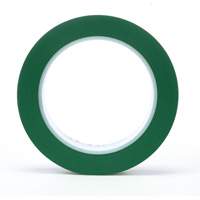 471 Vinyl Tape, 25.4 mm (1") W x 32.9 m (108') L, 5.2 mils, Green Cam Industrial