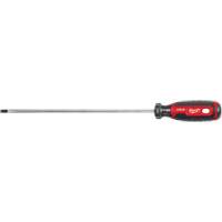 Cabinet Screwdriver, 1/4" Tip, Round, 363 mm L, Cushion Grip Handle Cam Industrial