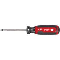 Square Screwdriver, #1 Tip, Round, 170 mm L, Cushion Grip Handle Cam Industrial