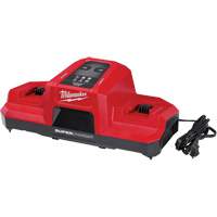 M18 Dual Bay Simultaneous Super Charger, 18 V, Lithium-Ion Cam Industrial