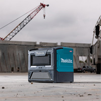 40V Max XGT Cordless Microwave Oven (Tool Only), 350 W/500 W, Black/Blue Cam Industrial