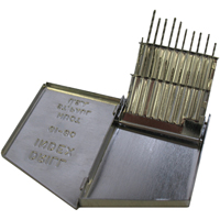 Jobber Length Drill Set, 20 Pieces, High Speed Steel Cam Industrial