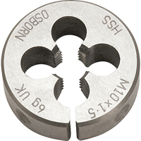 Split Circular Die, M10 X 1.5 Thread, High Speed Steel Cam Industrial