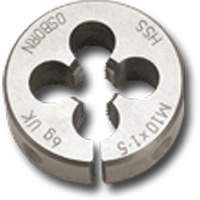 Round Die, 5/16"-22 Thread, High Speed Steel Cam Industrial