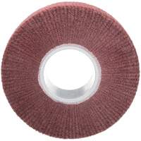Brosse &agrave; lamelle de finition Scotch-Brite, Oxyde d'aluminium, Grain Fin, 8" x 2" x 3" Cam Industrial