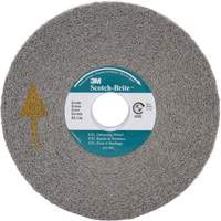 Scotch-Brite EXL Deburring Wheel, 6" x 1", 1" Arbor Cam Industrial
