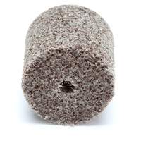 Scotch-Brite Cut & Polish Unitized Wheel, 1" x 1", 3/16"-7 Arbor, Medium Grit, Aluminum Oxide Cam Industrial