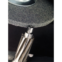 Scotch-Brite EXL Unitized Deburring Wheels, 1" x 1", 3/16" Arbor, 2A Grit, Aluminum Oxide Cam Industrial
