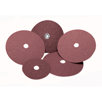 Metal F240 Fibre Discs, Aluminum Oxide, 50, 4-1/2" Dia x 7/8" Arbor Cam Industrial