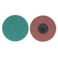 Disques &agrave; changement rapide, 3" dia., Grain 36, Alumine de zirconium Cam Industrial