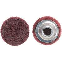 Non-Woven Quick-Change Discs, 2" Dia., Medium Grit, Aluminum Oxide Cam Industrial