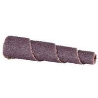 ALO Spiral Cartridge Roll, 100 Grit, 5/8" Dia., Aluminum Oxide, 1-1/2" L, 1/8" Arbor Cam Industrial
