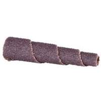 ALO Spiral Cartridge Roll, 60 Grit, 1" Dia., Aluminum Oxide, 2" L, 3/16" Arbor Cam Industrial