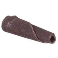 ALO Spiral Cartridge Roll, 100 Grit, 3/16" Dia., Aluminum Oxide, 1" L, 1/8" Arbor Cam Industrial