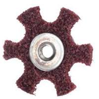 Abrasotex Surface Preparation Star, 2" Dia., Medium Grit, Aluminum Oxide Cam Industrial