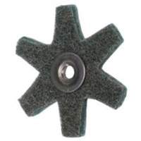 Abrasotex Surface Preparation Star, 2" Dia., Very Fine Grit, Aluminum Oxide Cam Industrial