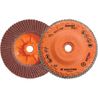 Disque &agrave; lamelles Enduro-Flex, 4-1/2" x 5/8"-11, Type 27, Grain 40, Alumine de zirconium Cam Industrial