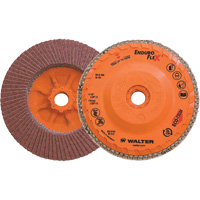 Disque &agrave; lamelles Enduro-Flex, 4-1/2" x 5/8"-11, Type 27, Grain 60, Alumine de zirconium Cam Industrial