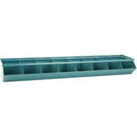 Bacs sectionnels superposables, Cap. 100 lb, 37" la x 8" p x 4-1/2" h, Bleu Cam Industrial