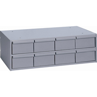Industrial Drawer Cabinets, 8 Drawers, 22-3/4" W x 11-5/8" D x 7-3/8" H, Grey Cam Industrial