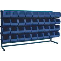 Rayonnage &agrave; persienne avec bacs, 36 bacs, 72" la x 15" p x 40" h Cam Industrial