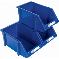 Stack & Hang Bin, 4-13/16" W x 3-3/16" H x 7-1/8" D, Blue Cam Industrial
