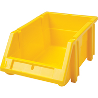 Stack & Hang Bin, 4-13/16" W x 3-3/16" H x 7-1/8" D, Yellow Cam Industrial