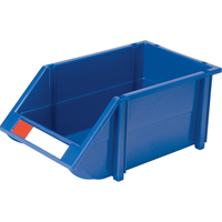 Stack & Hang Bin, 8-3/16" W x 6-3/16" H x 14" D, Blue Cam Industrial