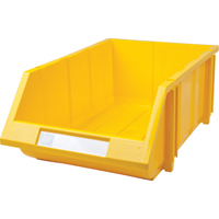 Stack & Hang Bin, 11-13/16" W x 7" H x 17-11/16" D, Yellow Cam Industrial