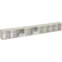 Tip-Out Bins Modular Storage System, 23-5/8" W x 2-1/2" D x 3-1/8" H, 9 Drawers Cam Industrial