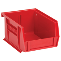 Ultra Stack & Hang Bin, 4-1/8" W x 3" H x 5-3/8" D, Red Cam Industrial