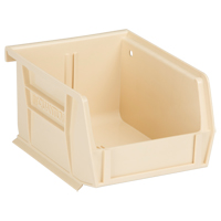 Ultra Stack & Hang Bin, 4-1/8" W x 3" H x 5-3/8" D, Ivory Cam Industrial