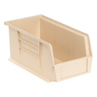 Ultra Stack & Hang Bin, 5-1/2" W x 5" H x 10-7/8" D, Ivory Cam Industrial