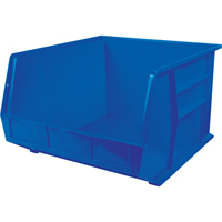 Bacs ultra empilable & suspendable, 16-1/2" la, 11" h x 18" p, Bleu Cam Industrial
