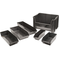 Bacs &agrave; pi&egrave;ces en plastique recycl&eacute;, 4-1/8" la x 11-5/8" p x 4" h, Capacit&eacute; de 30 lb Cam Industrial