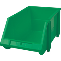 Stack & Hang Bin, 5-7/8" W x 4-11/16" H x 9-13/16" D, Green Cam Industrial