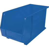 Ultra Stack & Hang Bin, 8-1/4" W x 9" H x 18" D, Blue Cam Industrial
