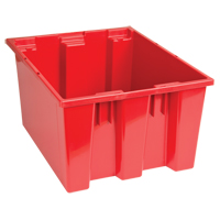 Contenants Stack & Nest, 10" x 19,5" x 15,5", Rouge Cam Industrial