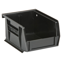 Ultra Stack & Hang Bin, 4-1/8" W x 3" H x 5-3/8" D, Black Cam Industrial