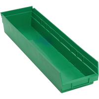 Bacs pour tablette, 6-5/8" la x 4" H x 23-5/8" p, Vert, Capacit&eacute; 50 lb Cam Industrial