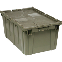 Box Transfer with Lid, 12.5" x 16.5625" x 27.3125", Grey Cam Industrial
