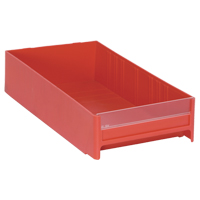 ARMOIRE TIROIR ROUGE 11"LX 5 5/8"LAX2 1/2"H, 5-5/8" la x 11" p x 2-1/2" h, Rouge Cam Industrial