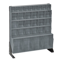 Support pour bacs basculants, 23-5/8" la x 8" p x 28" h, 31 tiroirs Cam Industrial