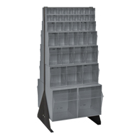 Support pour bacs basculants, 23-5/8" la x 16" p x 52" h, 76 tiroirs Cam Industrial