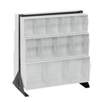 Support pour bacs basculants, 23-5/8" la x 16" p x 28" h, 24 tiroirs Cam Industrial