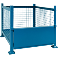 Bulk Stacking Containers, 34.5" W x 40.5" D x 30" H, 3000 lbs. Capacity Cam Industrial
