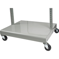 Mobile Tilt Bin Rack - Cart Only, Double-sided, 26-1/4" W x 22" D x 57-1/2" H Cam Industrial